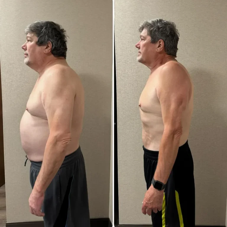 man body transformation before and after result