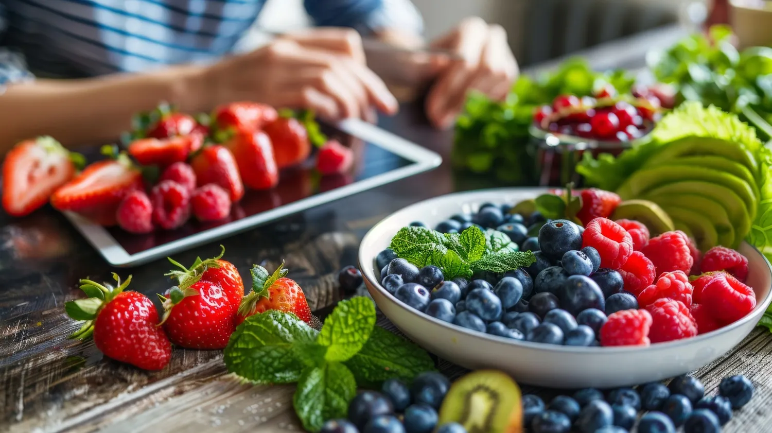 nutrition consultant guiding healthy eating habits