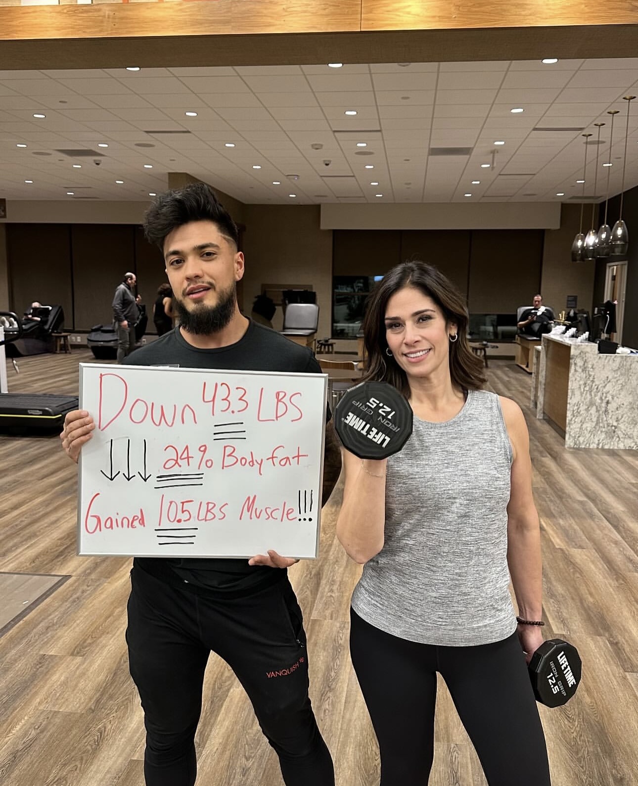 personal trainer near me showcasing clients weight loss